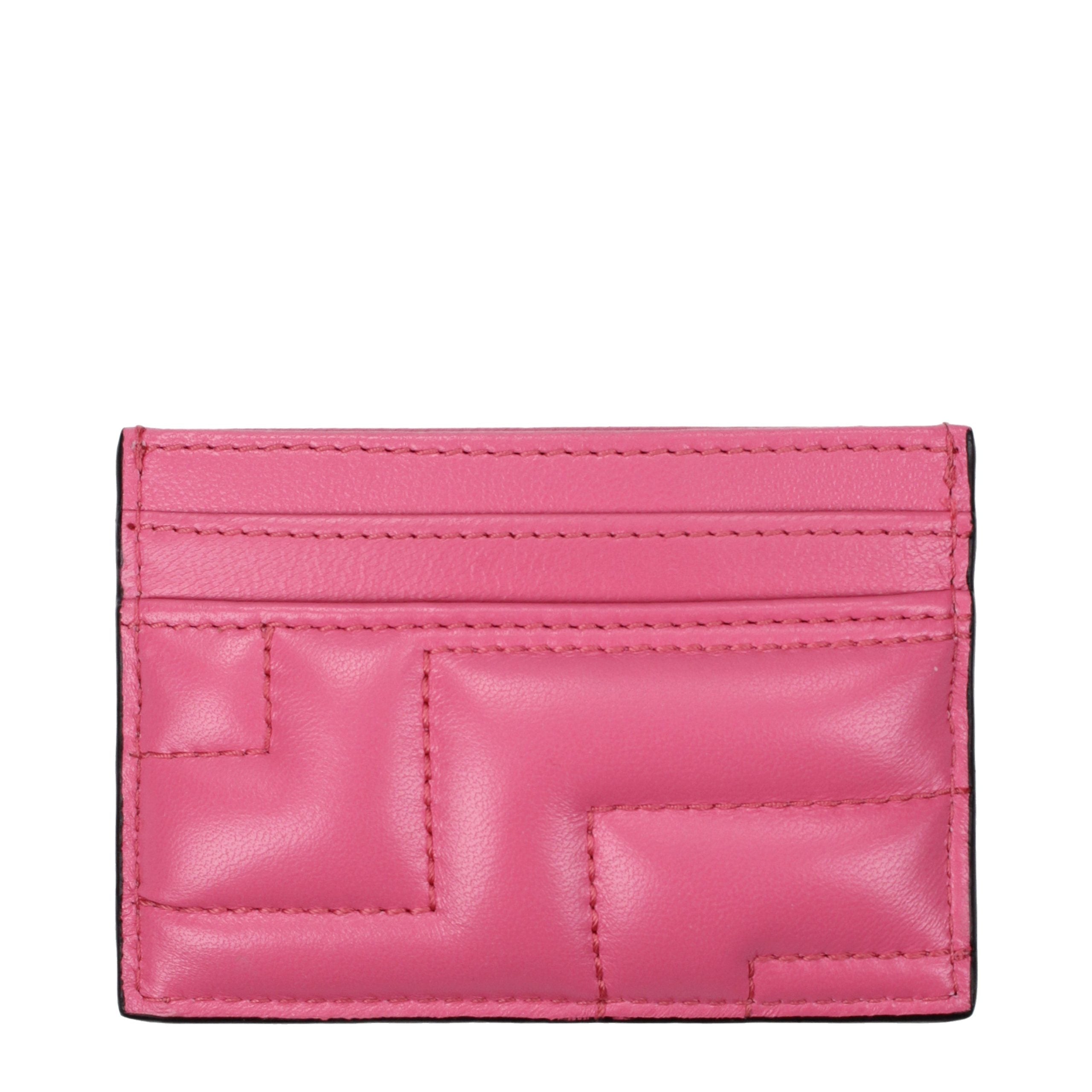 Jimmy Choo Pink Leather Cardholder