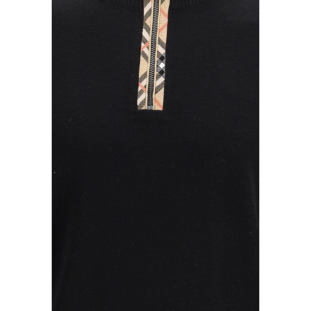 Burberry Black Wool Sweatshirt - Luxe Marca