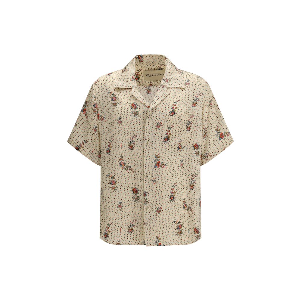 Valentino Multicolor Silk Pattern Shirt - Luxe Marca