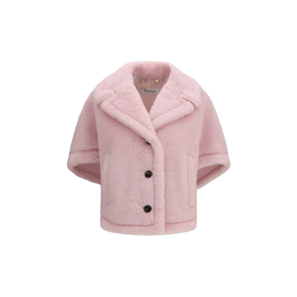Max Mara Multicolor Alpaca Vicugna Pacos Coat - Luxe Marca