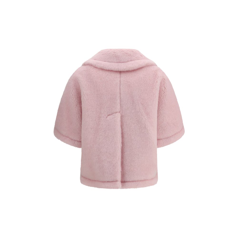 Max Mara Multicolor Alpaca Vicugna Pacos Coat - Luxe Marca