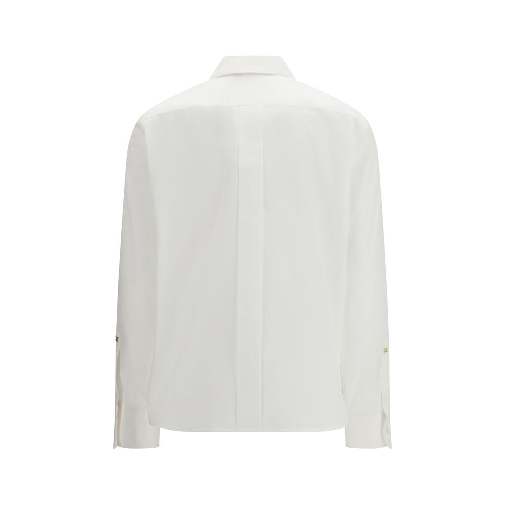Max Mara White Cotton Dress Shirt - Luxe Marca