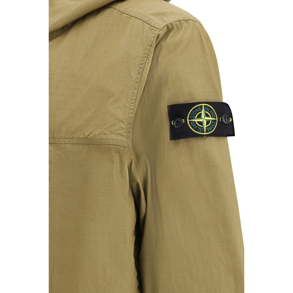 Stone Island Bicolor Cotton Shell Jacket - Luxe Marca