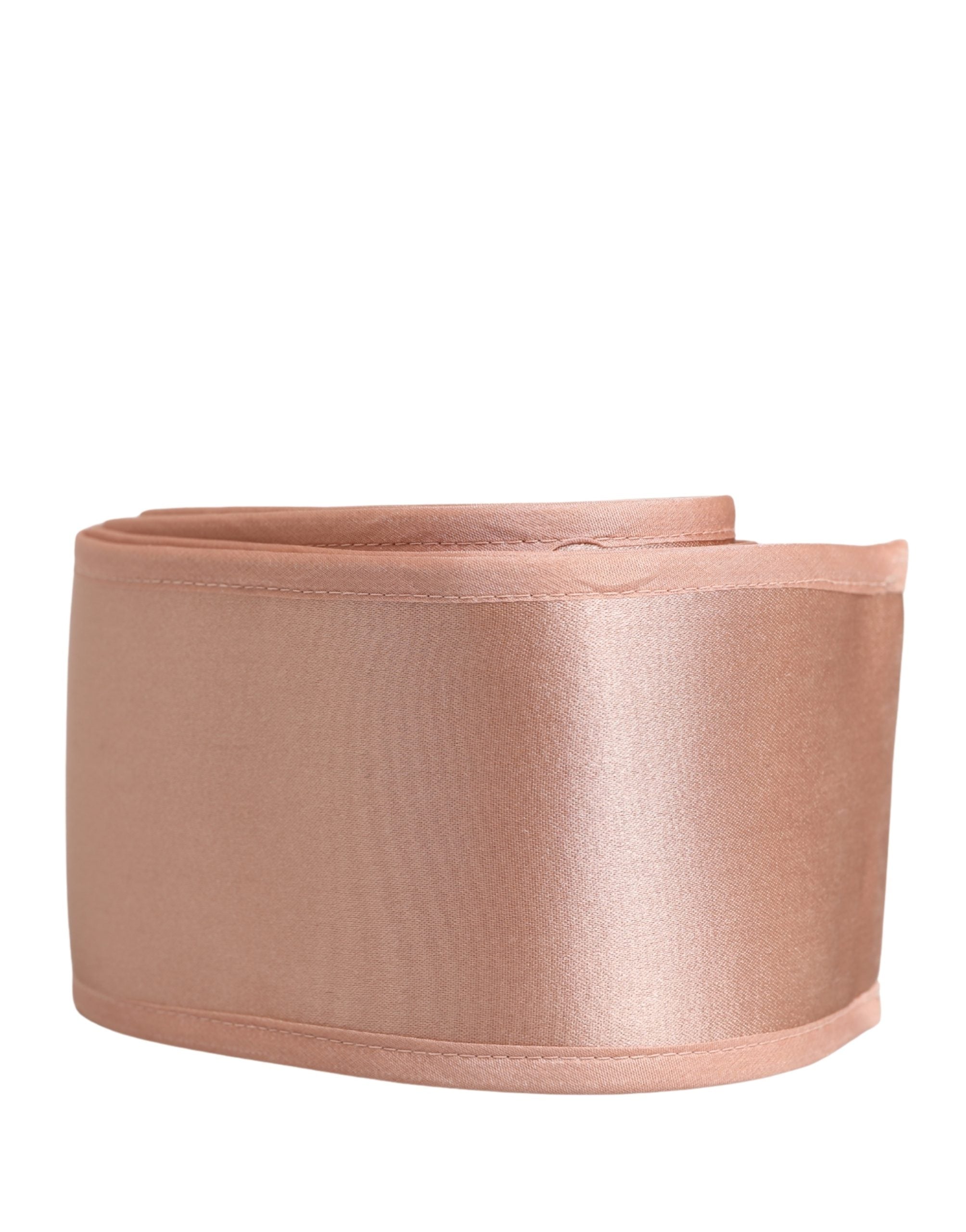 Dolce & Gabbana Light Pink Silk Satin Waist Women Cintura Belt - Luxe Marca