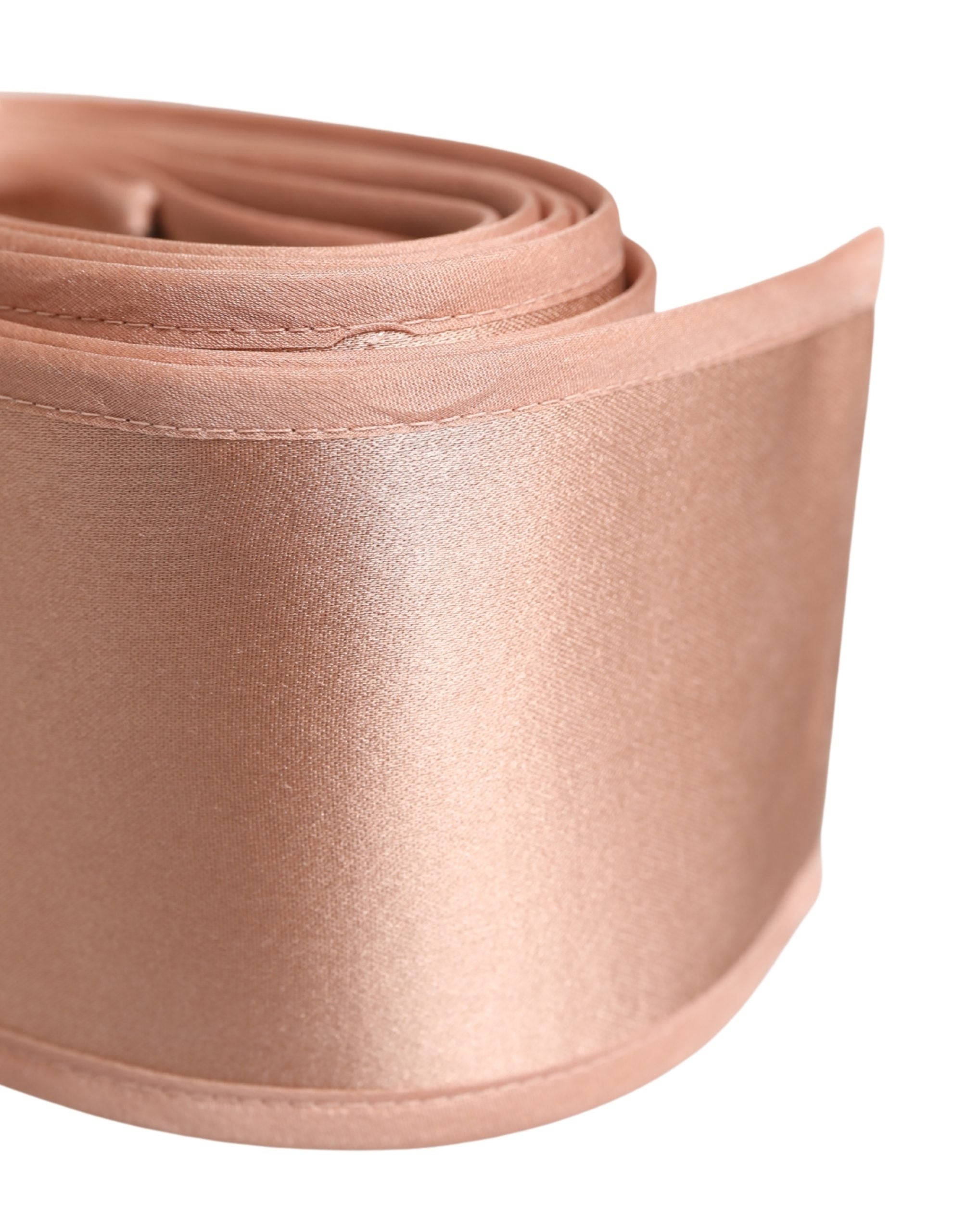 Dolce & Gabbana Light Pink Silk Satin Waist Women Cintura Belt - Luxe Marca