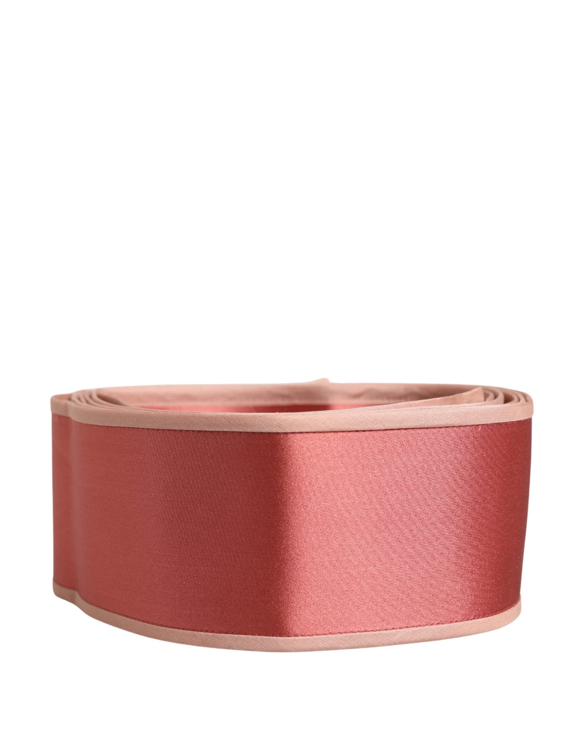 Dolce & Gabbana Pink Silk Satin Waist Women Cintura Belt - Luxe Marca