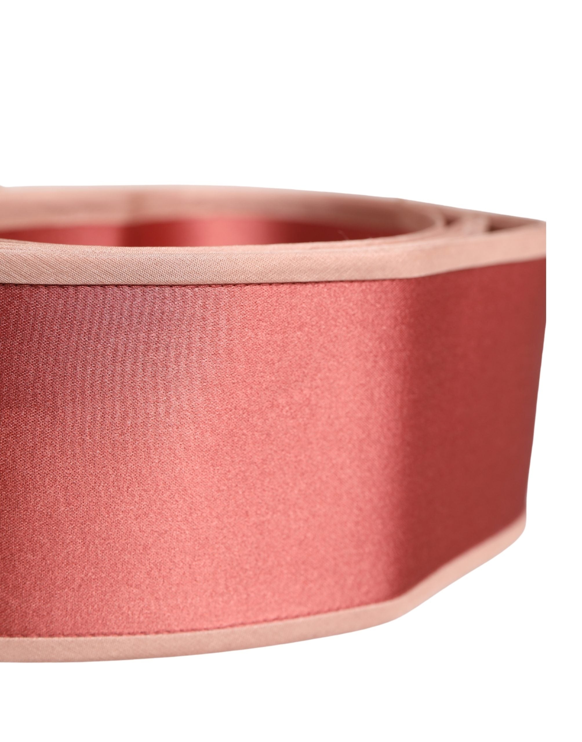 Dolce & Gabbana Pink Silk Satin Waist Women Cintura Belt - Luxe Marca