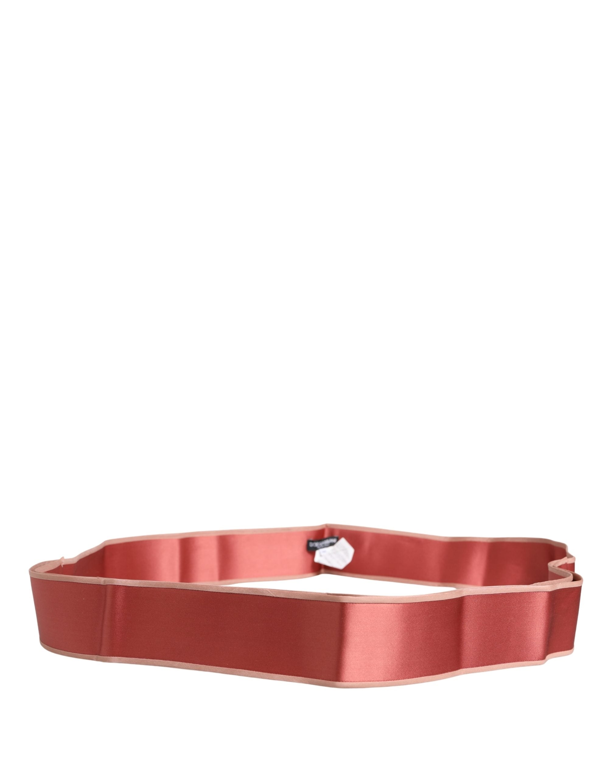 Dolce & Gabbana Pink Silk Satin Waist Women Cintura Belt - Luxe Marca