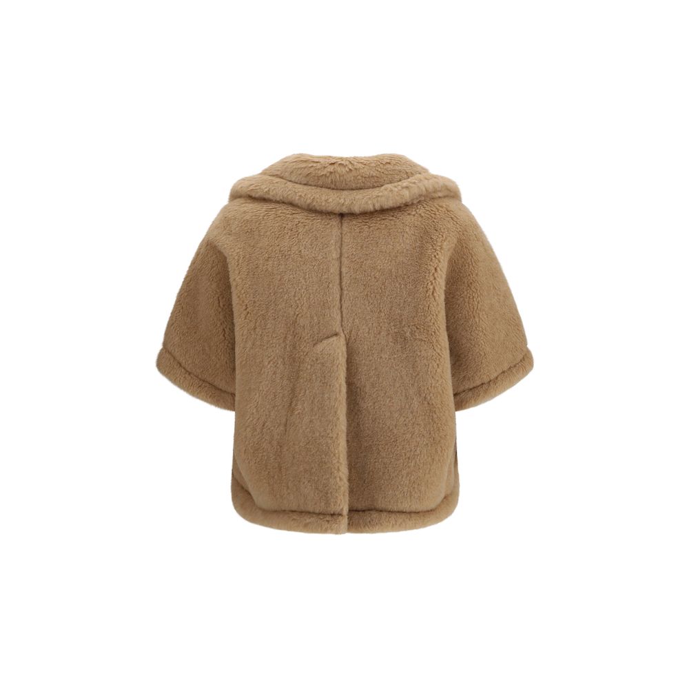 Max Mara Beige Alpaca Vicugna Pacos Coat - Luxe Marca