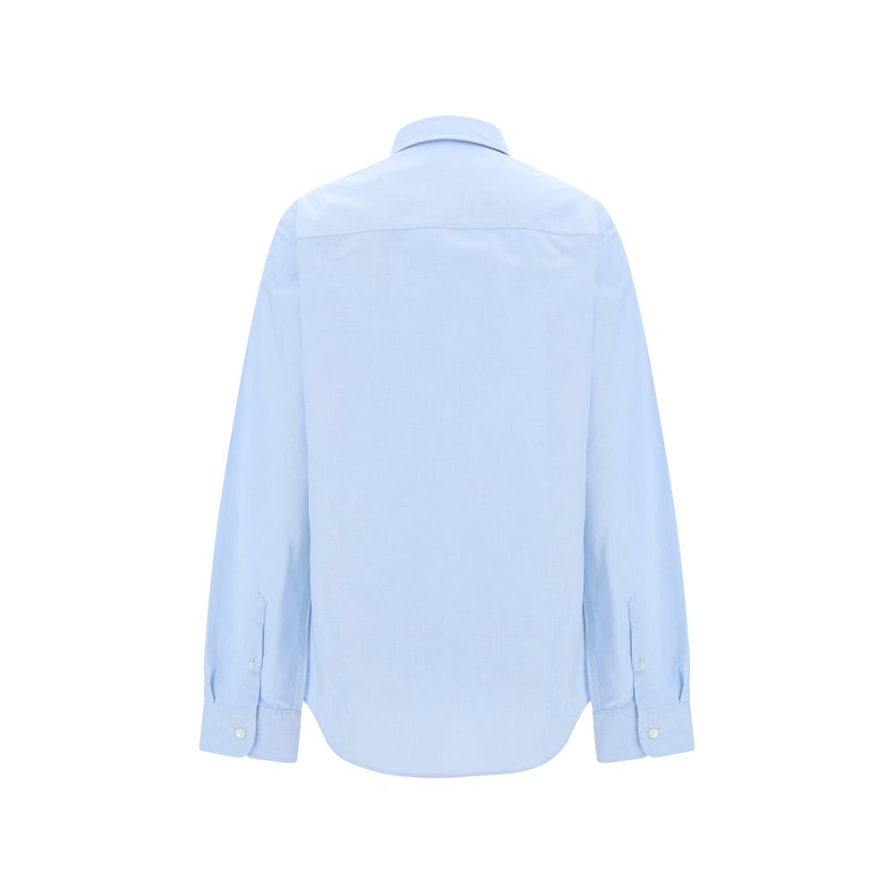 Ami Paris Blue Cotton Dress Shirt