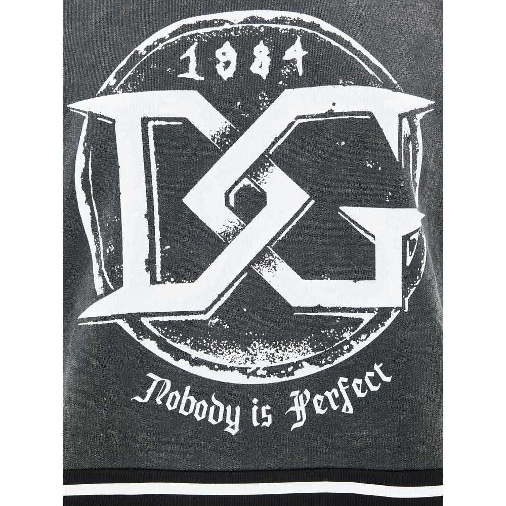 Dolce & Gabbana Black Cotton Sweatshirt - Luxe Marca