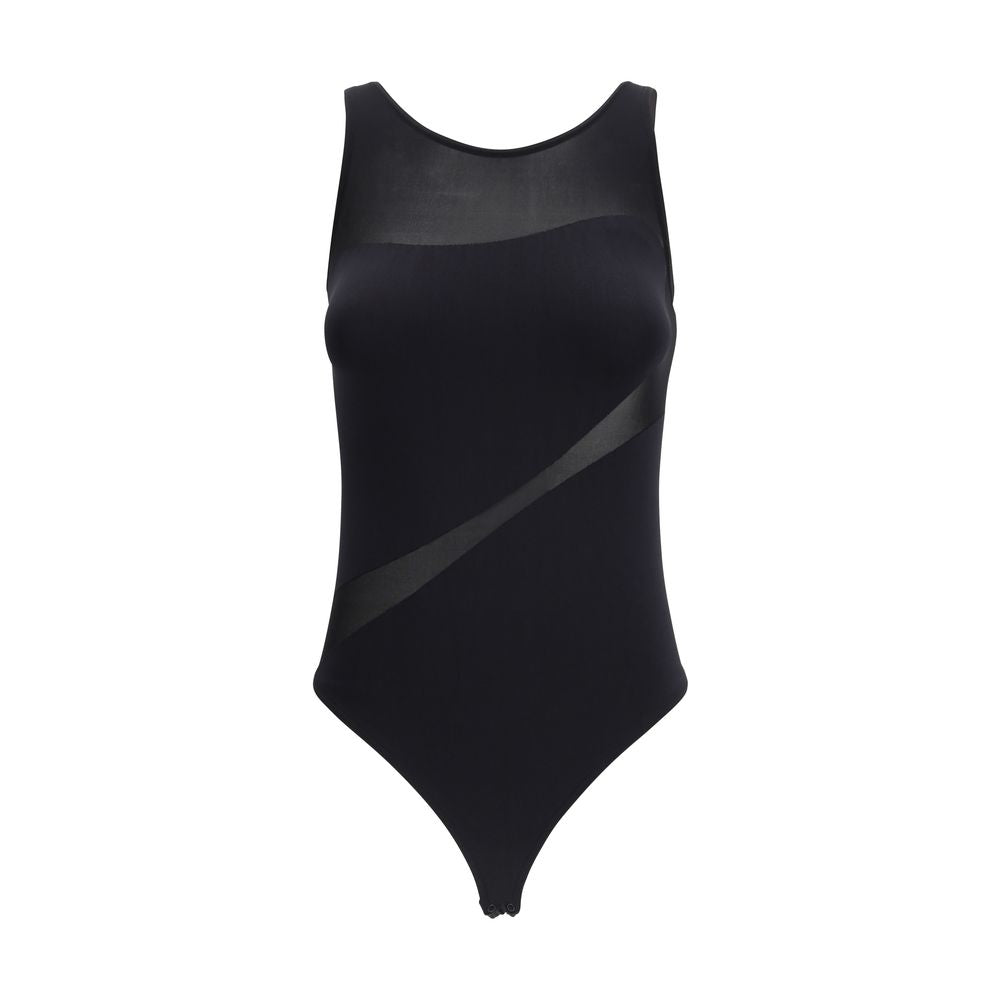 Wolford Black Polyamide Bodysuit