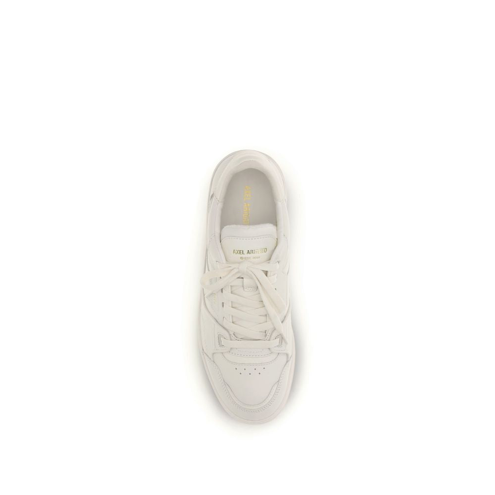 Axel Arigato Gray Calf Leather Bos Taurus Low Top Sneakers - Luxe Marca