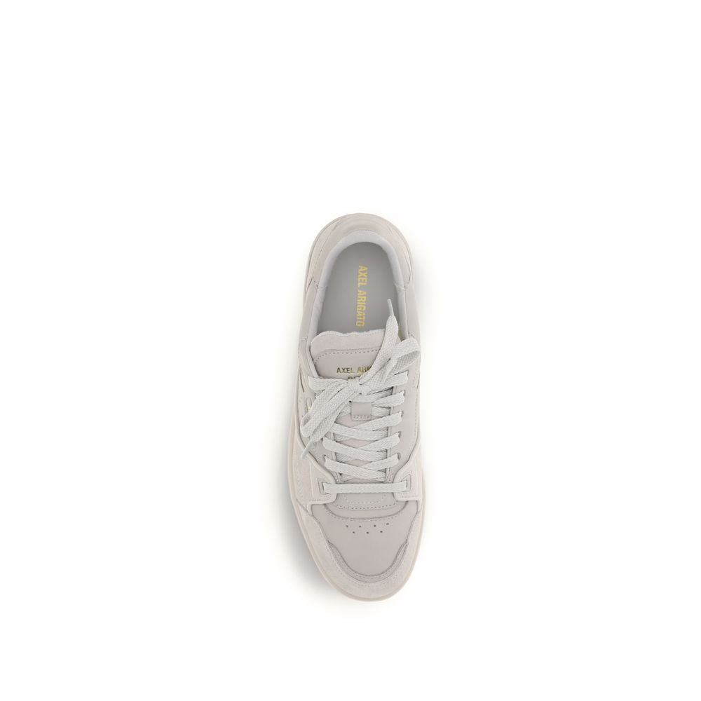 Axel Arigato Gray Calf Leather Bos Taurus Low Top Sneakers - Luxe Marca