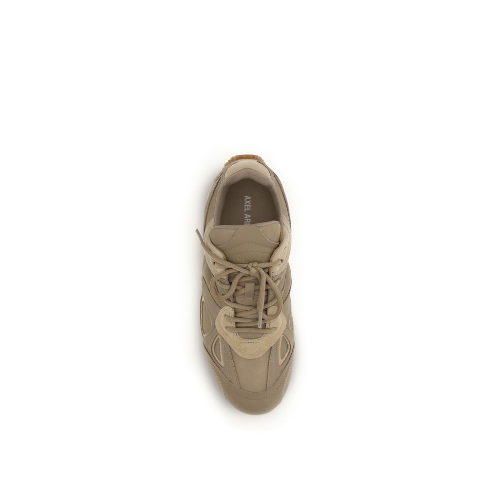 Axel Arigato Brown Calf Leather Bos Taurus Low Top Sneakers - Luxe Marca