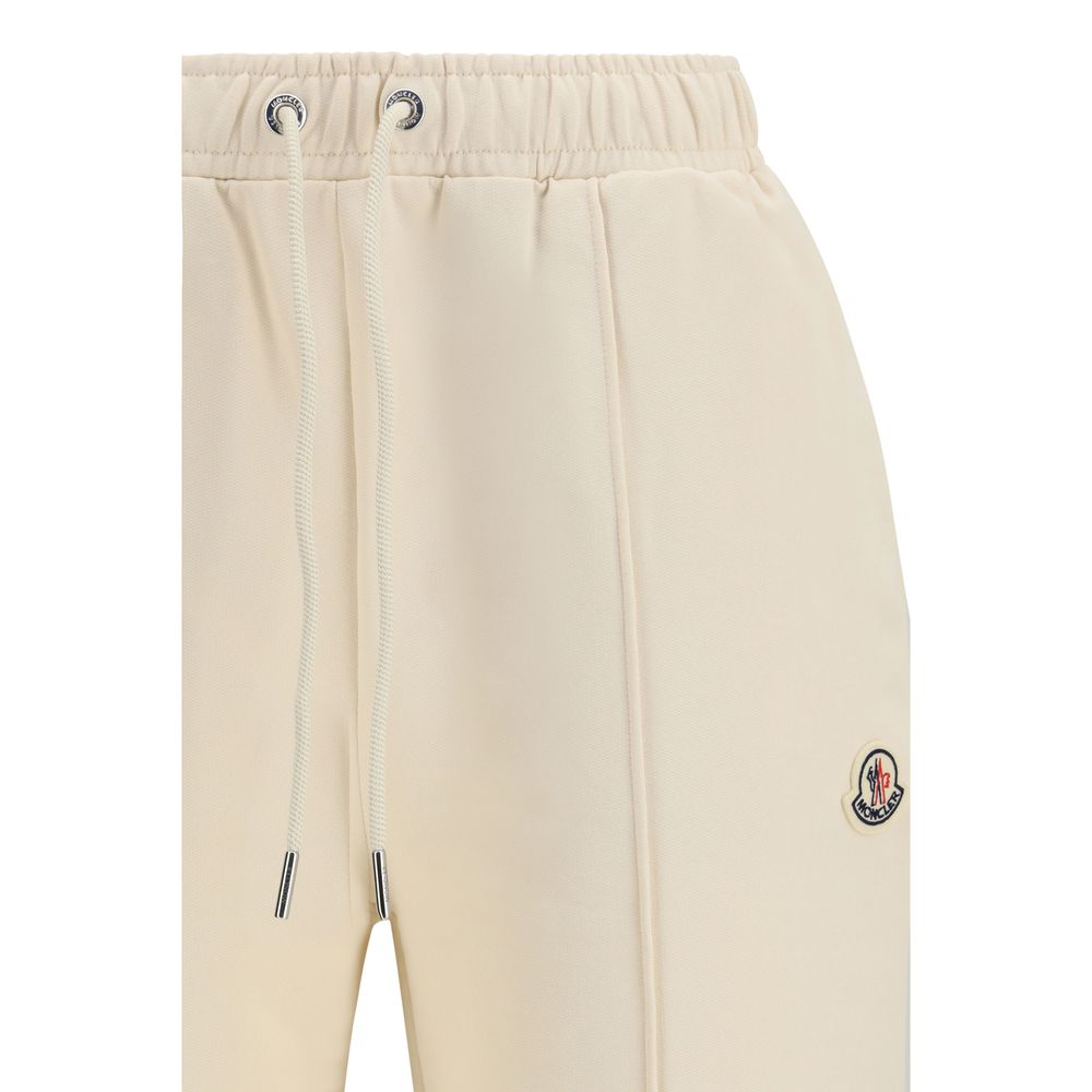 Moncler Beige Cotton Athletic Pants - Luxe Marca