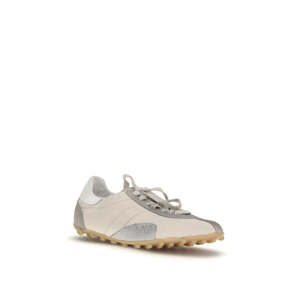 Margiela Beige Goatskin Athletic Sneakers - Luxe Marca