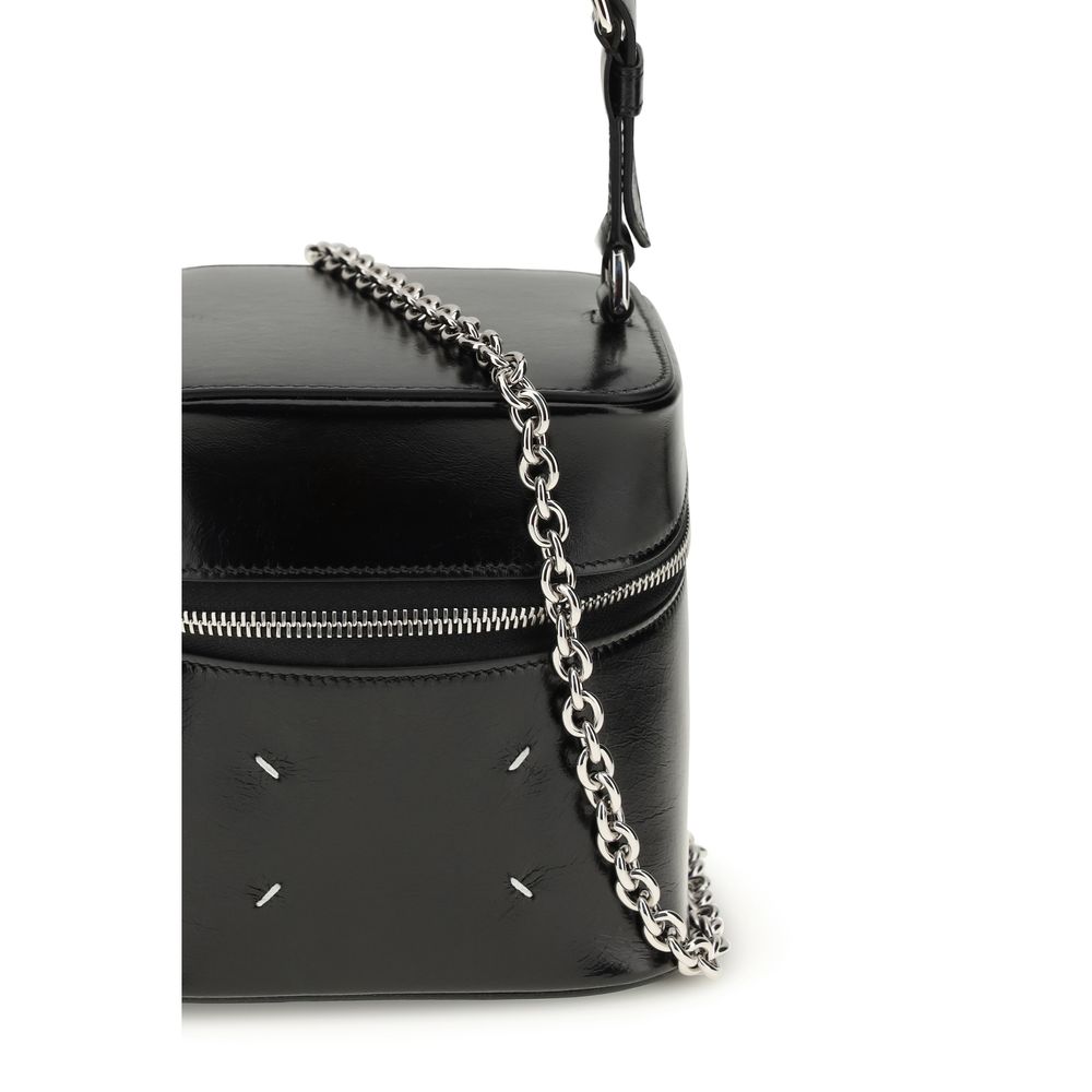 Margiela Black Calf Leather Bos Taurus Backet Bag - Luxe Marca