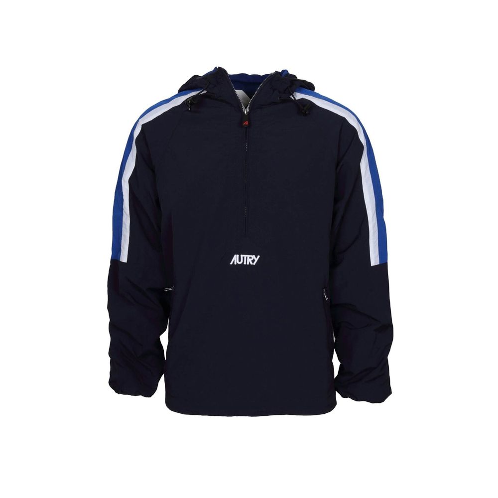 Autry Blue Nylon Shell Jacket - Luxe Marca