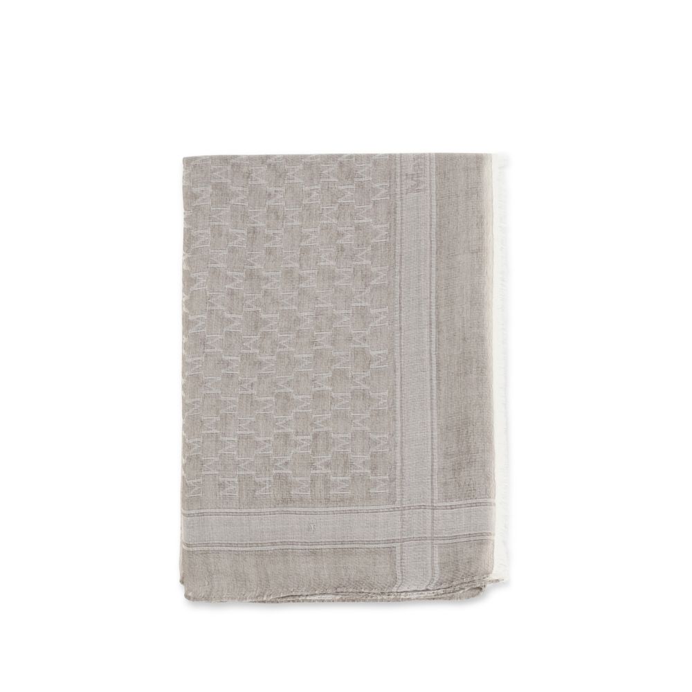 Max Mara Beige Wool Scarf - Luxe Marca