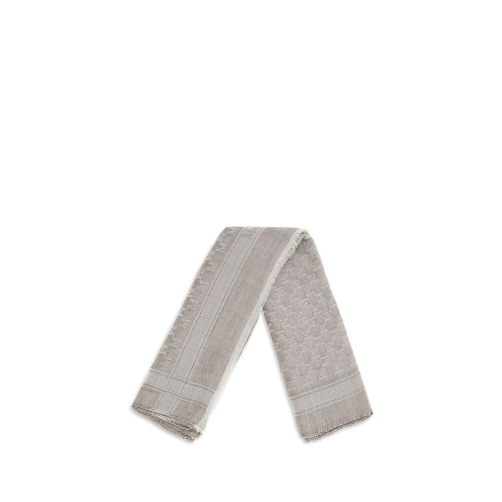 Max Mara Beige Wool Scarf - Luxe Marca