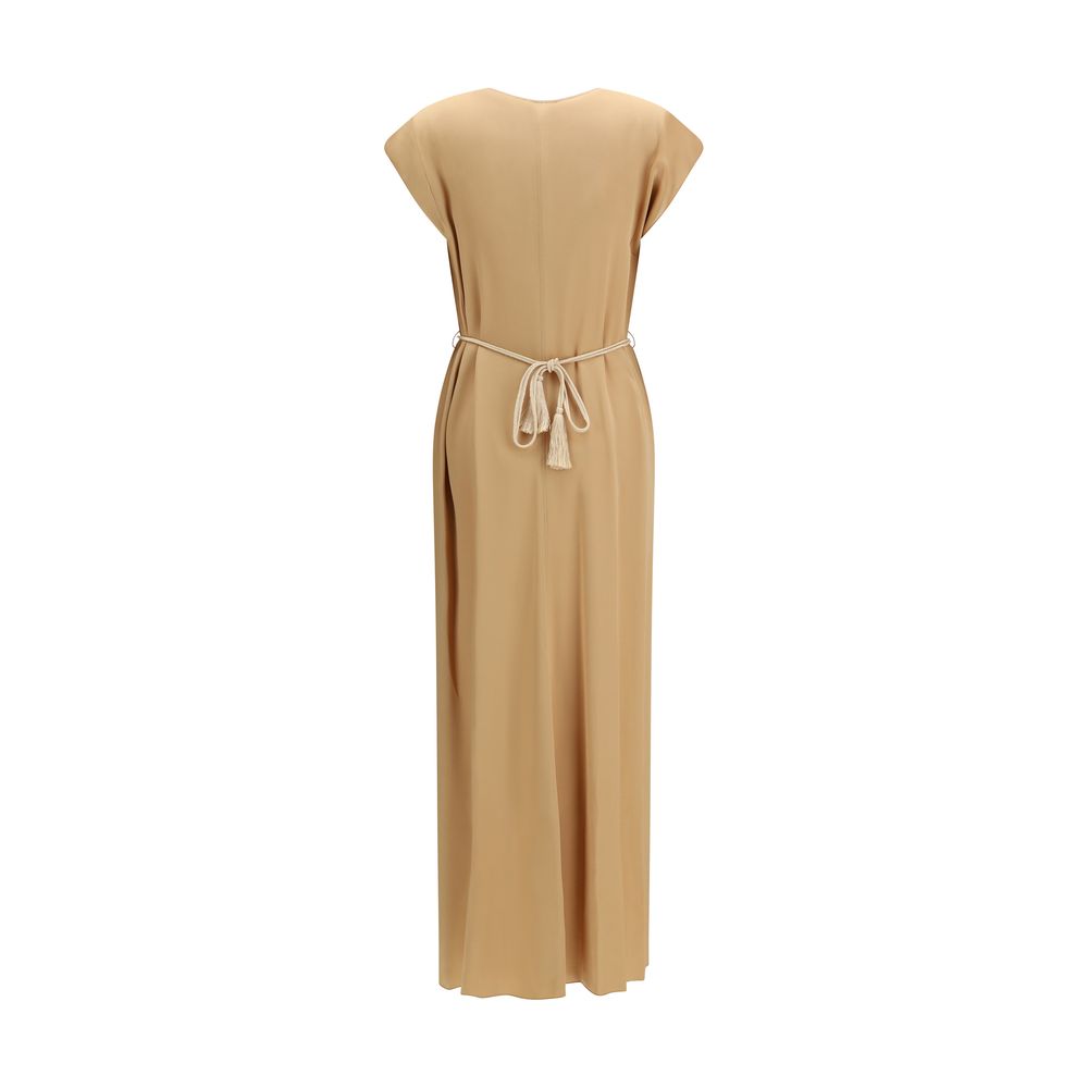 Forte_Forte Orange Viscose Casual Dress - Luxe Marca