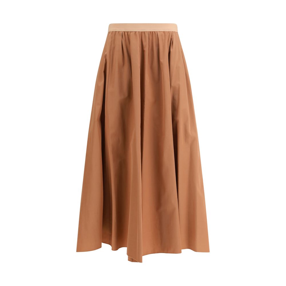 Forte_Forte Multicolor Polyester Midi Skirt - Luxe Marca