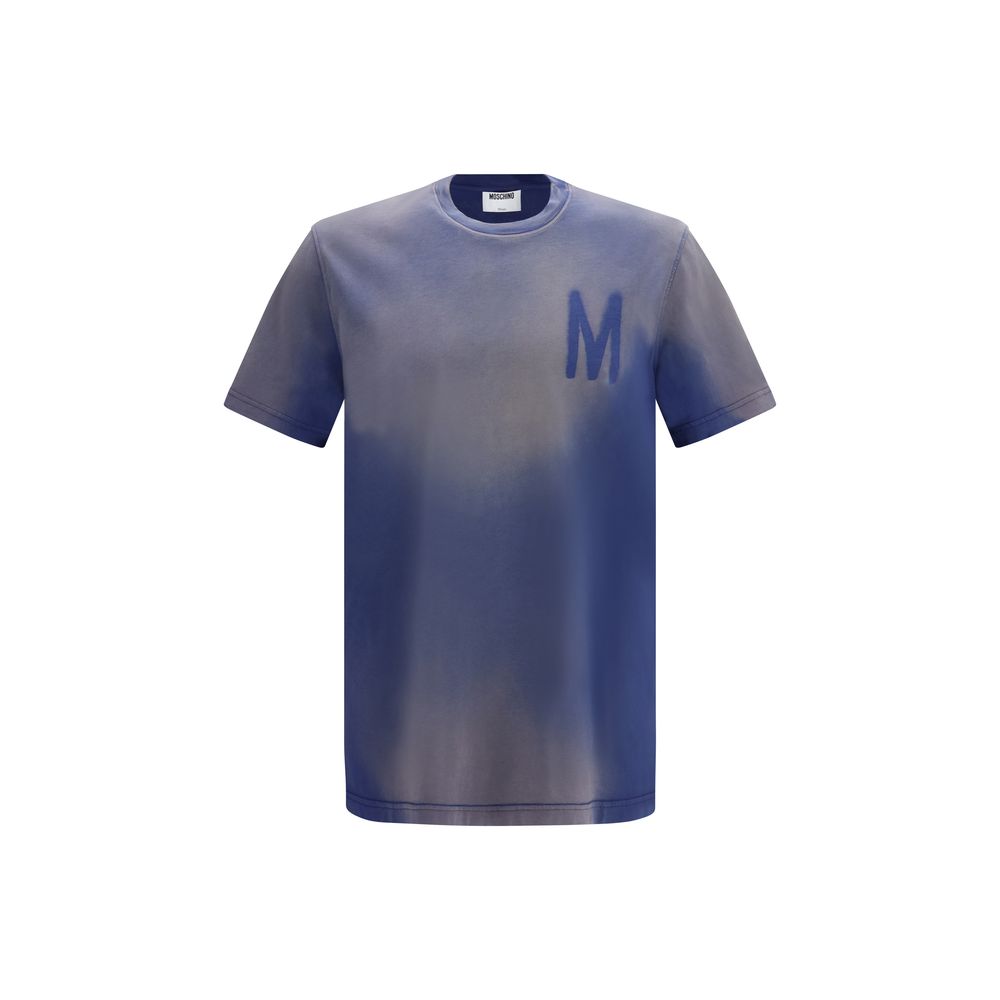 Moschino Blue Cotton T-Shirt - Luxe Marca
