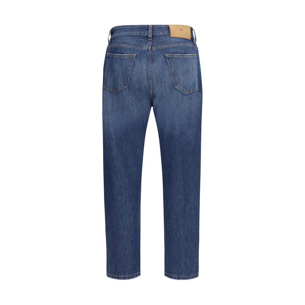PT Torino Blue Cotton Jeans Denim - Luxe Marca