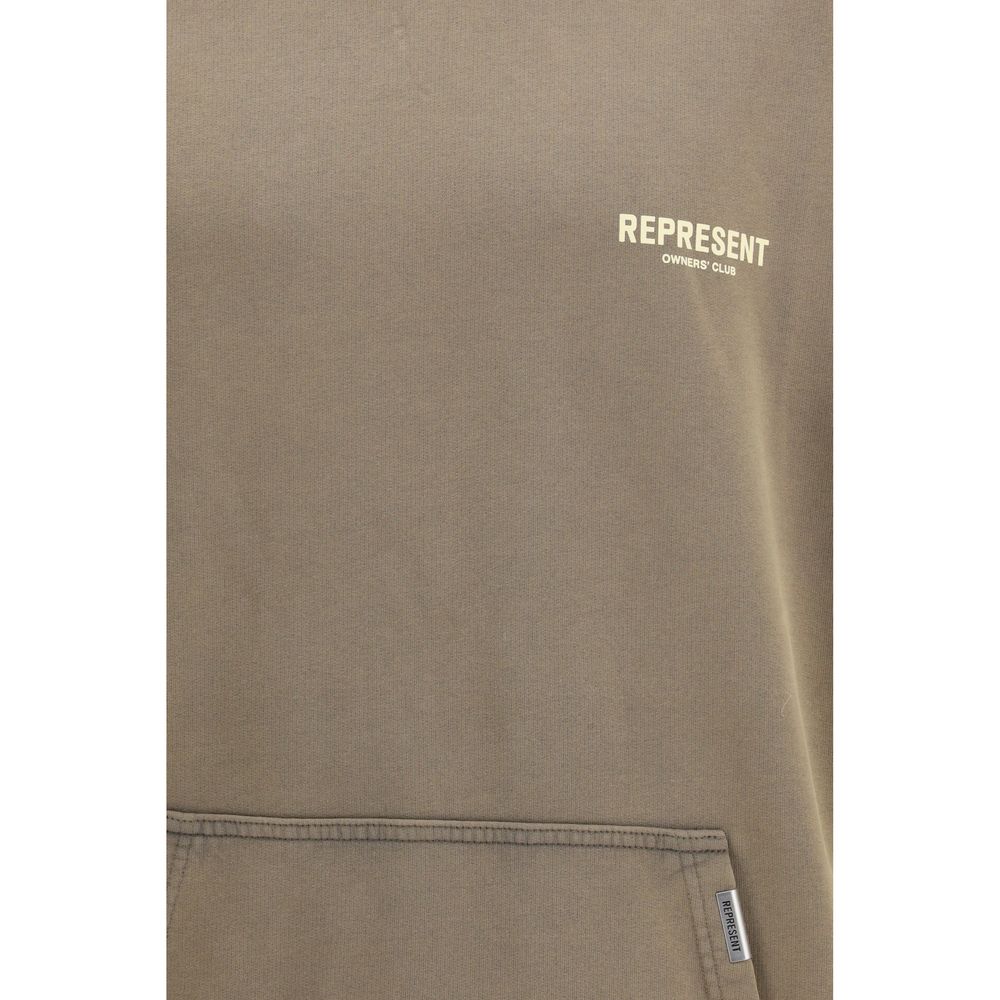 Represent Brown Cotton Sweatshirt - Luxe Marca
