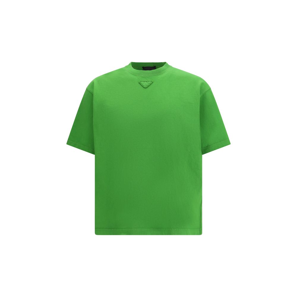 Prada Bicolor Cotton T-Shirt - Luxe Marca