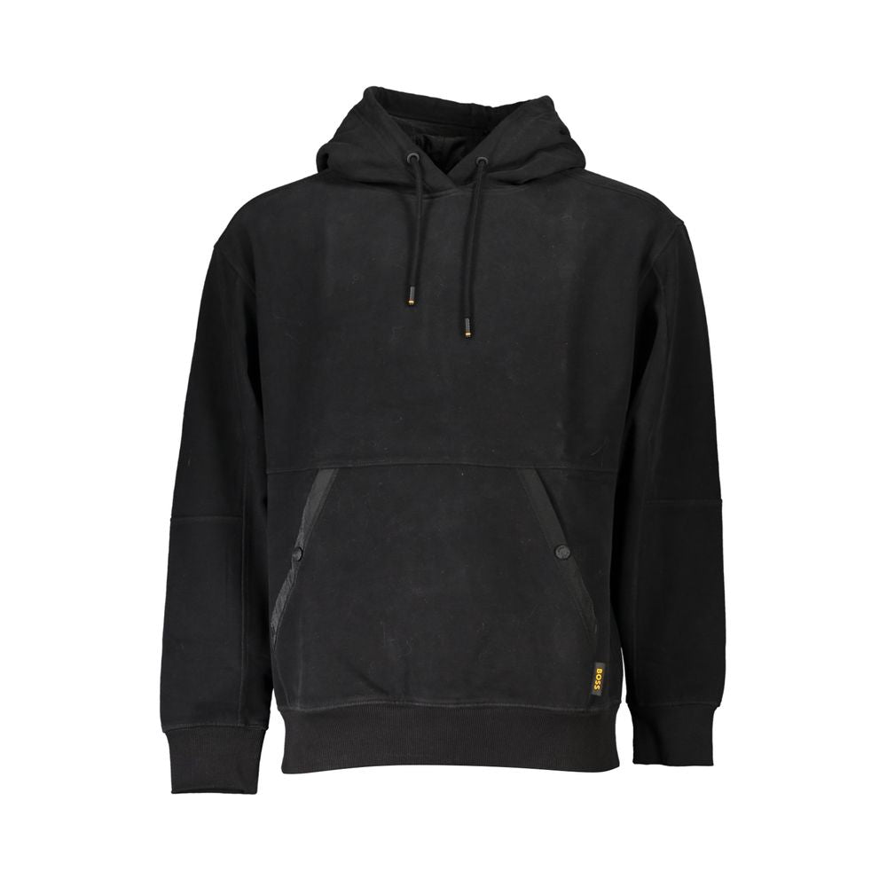Hugo Boss Black Cotton Mens Sweatshirt - Luxe Marca