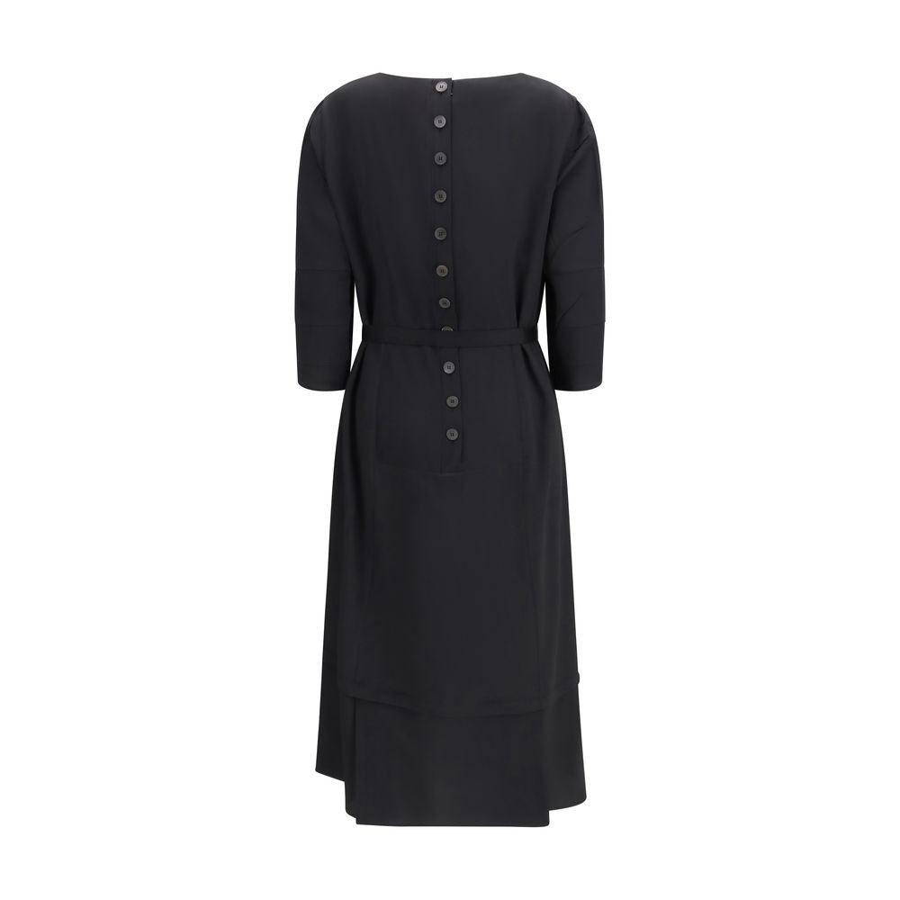 Prada Black Wool Casual Dress - Luxe Marca