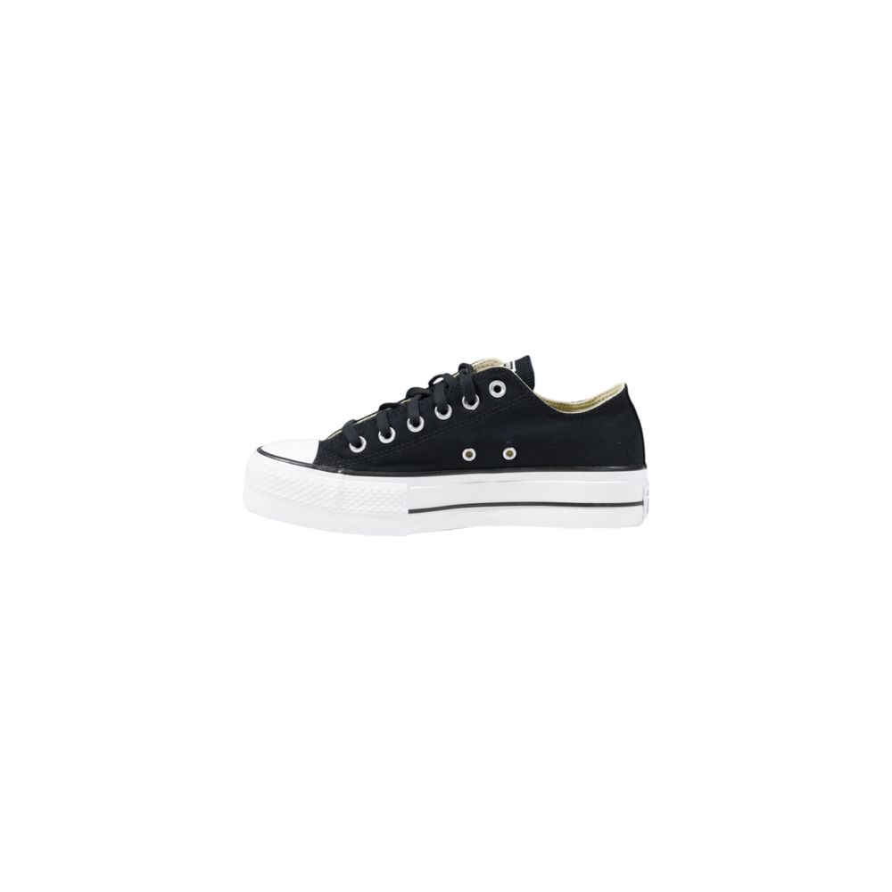 Converse Black Fabric Platform Sneakers - Luxe Marca