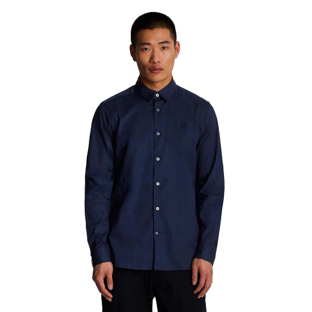 Lyle & Scott Blue Cotton Dress Shirt - Luxe Marca