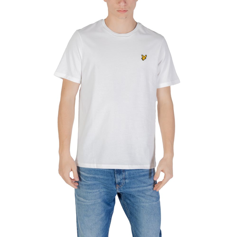 Lyle & Scott White Cotton T-Shirt - Luxe Marca