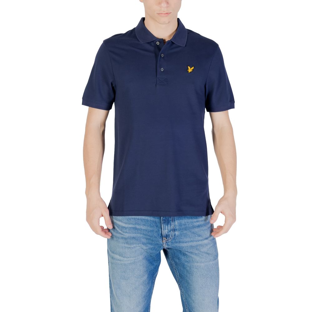Lyle & Scott Blue Cotton Polo Shirt - Luxe Marca