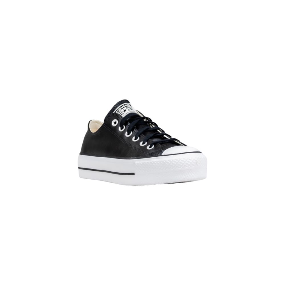 Converse Black Leather Low Top Sneakers - Luxe Marca