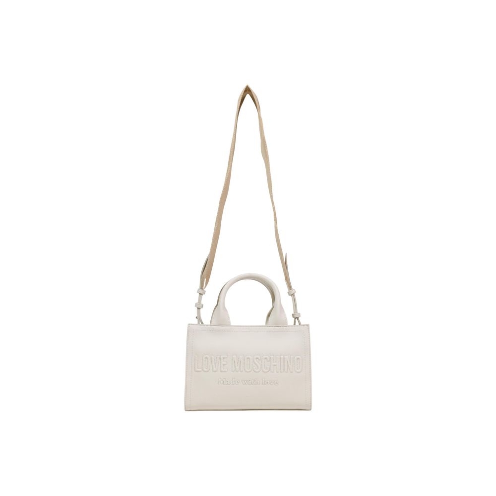 Love Moschino Beige Polyethylene Handbag - Luxe Marca