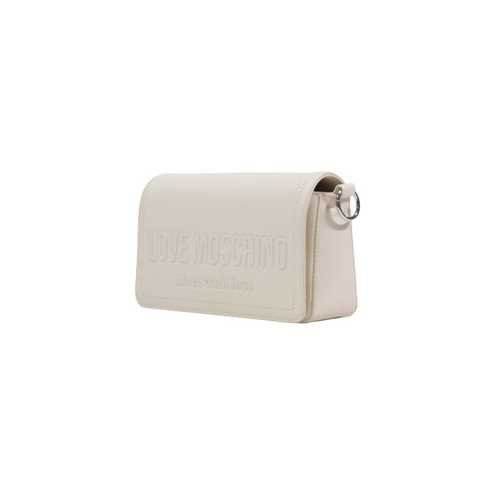 Love Moschino Beige Polyethylene Handbag - Luxe Marca