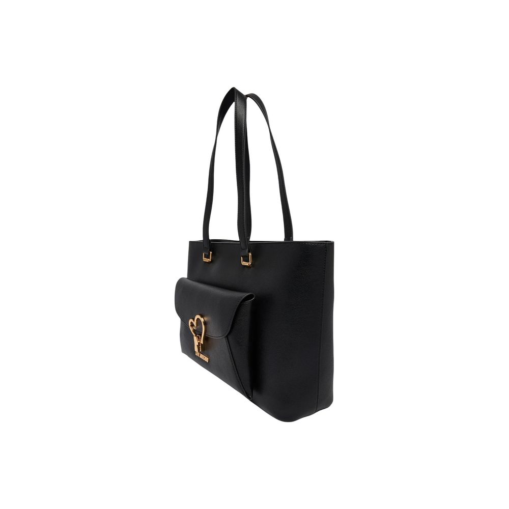 Love Moschino Black Polyethylene Handbag - Luxe Marca