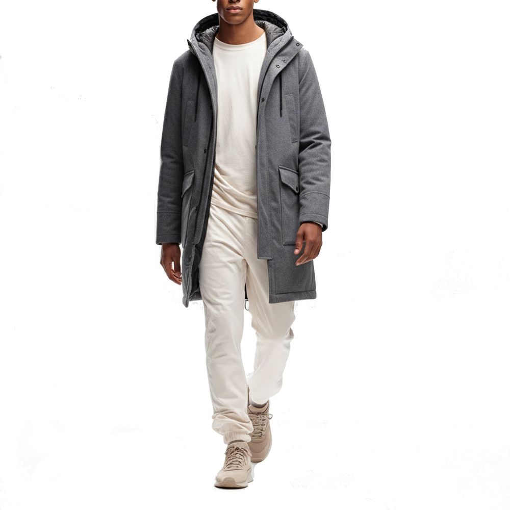 Herno Gray Cashmere Coat - Luxe Marca