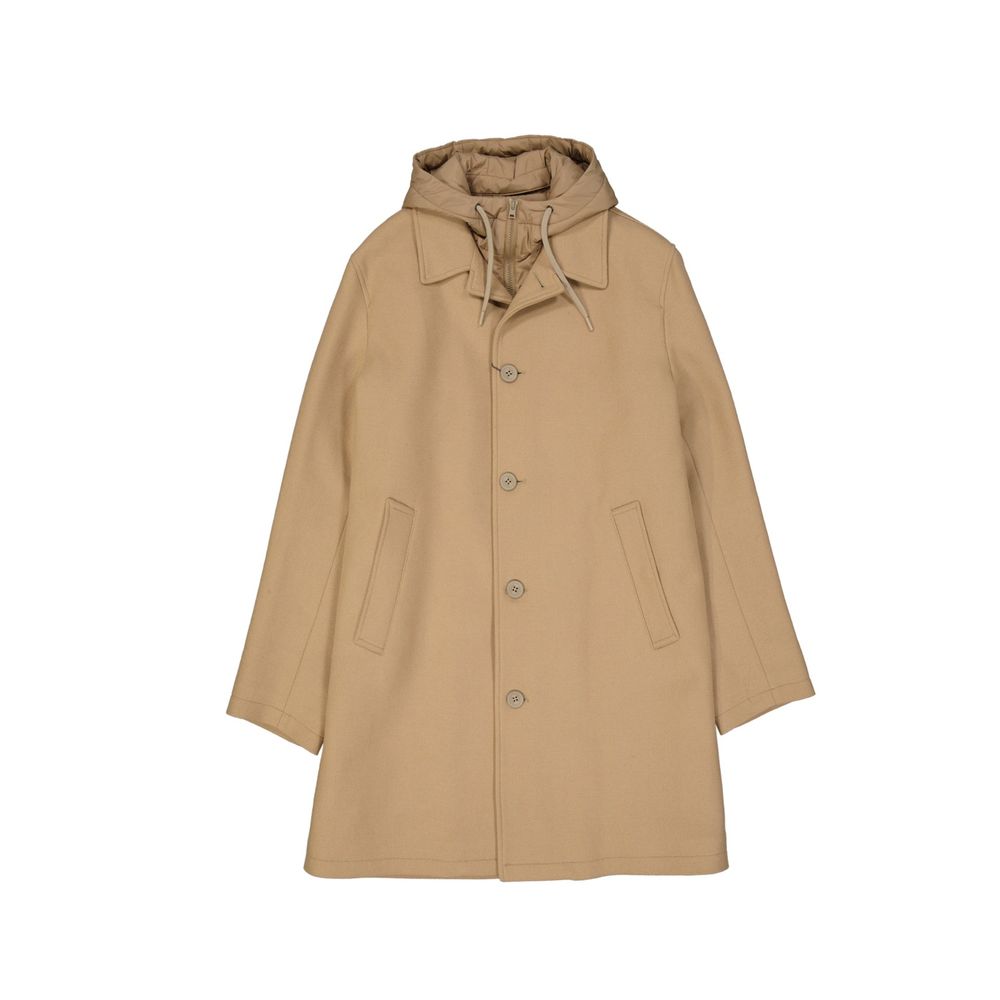 Herno Brown Polyamide Coat - Luxe Marca
