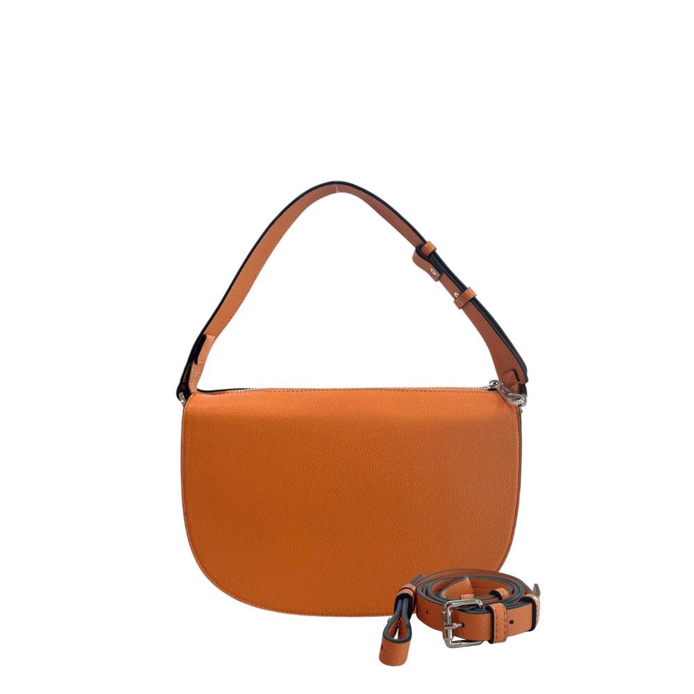 Twinset Orange Polyurethane Women Shoulder Bag - Luxe Marca