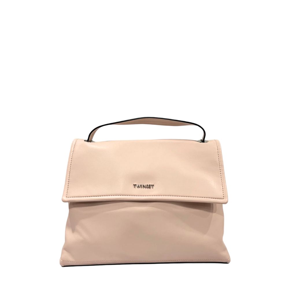 Twinset Pink PU Women Handbag - Luxe Marca