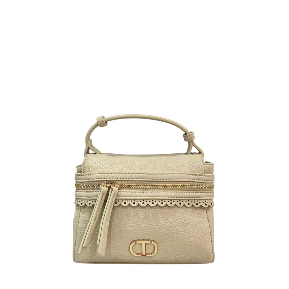 Twinset Beige Polyethylene Shoulder Bag - Luxe Marca