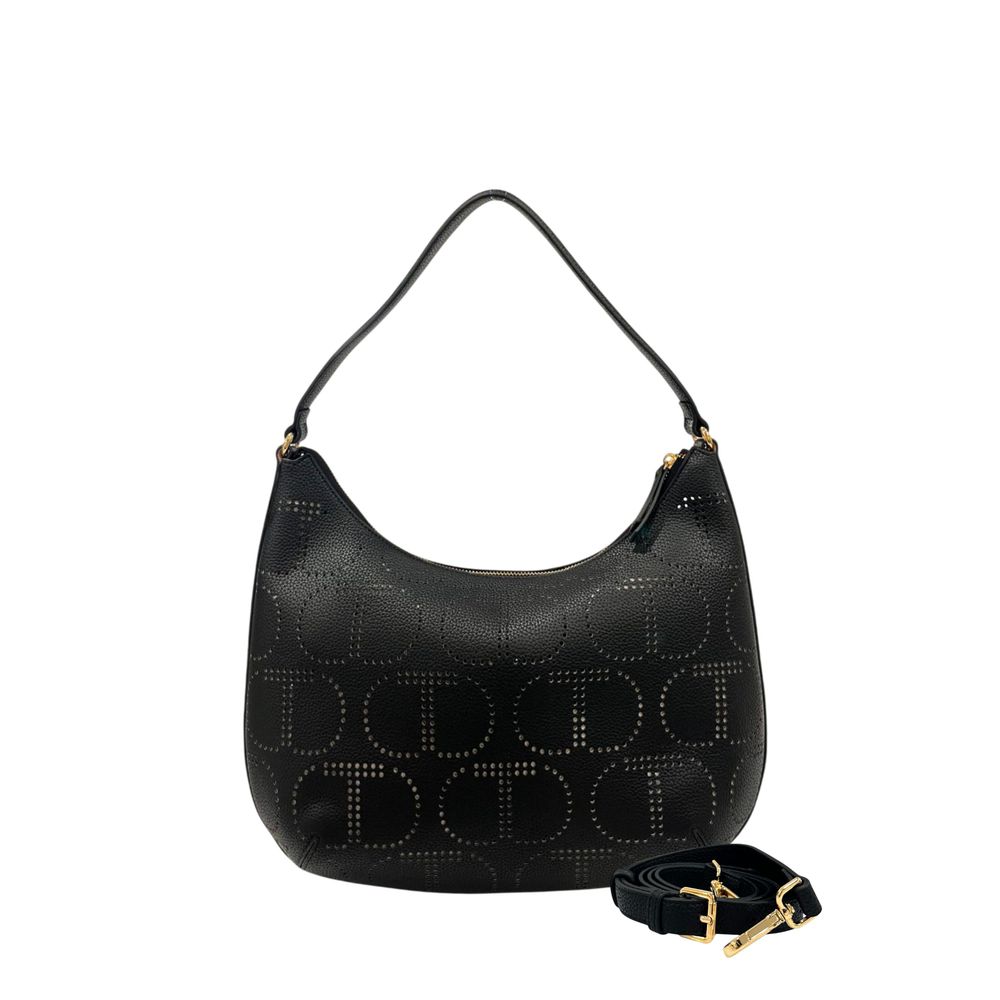 Twinset Black Polyethylene Shoulder Bag - Luxe Marca