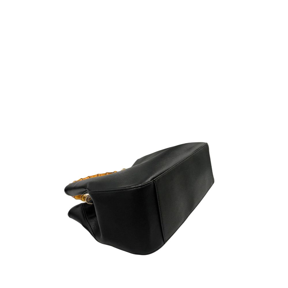 Twinset Black PU Women Handbag - Luxe Marca