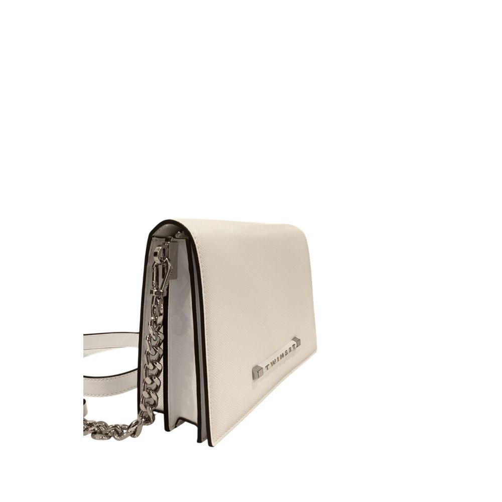 Twinset White Polyethylene Crossbody Bag - Luxe Marca