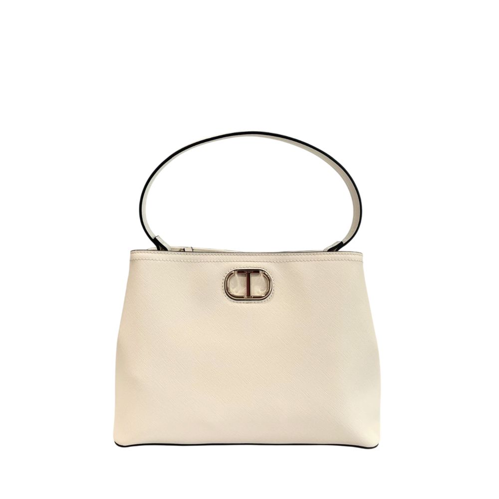 Twinset White PU Women Handbag - Luxe Marca